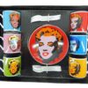 Vintage servies Andy Warhol Marilyn Monroe