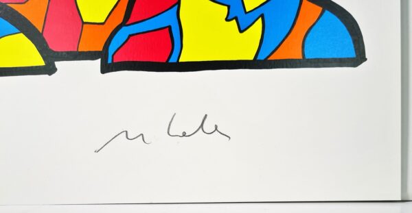 beatles blad nw Marco Lodola THE BEATLES incl lijst 73 x 96 cm.