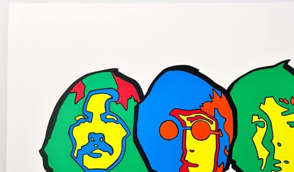 Groot kunstwerk van de Beatles incl. lijst The Beatles incl. lijst 73 x 96 cm.