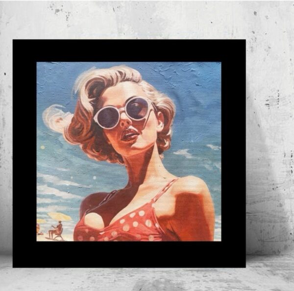 Origineel olieverfschilderij Blonde van Ruggero Salvatore