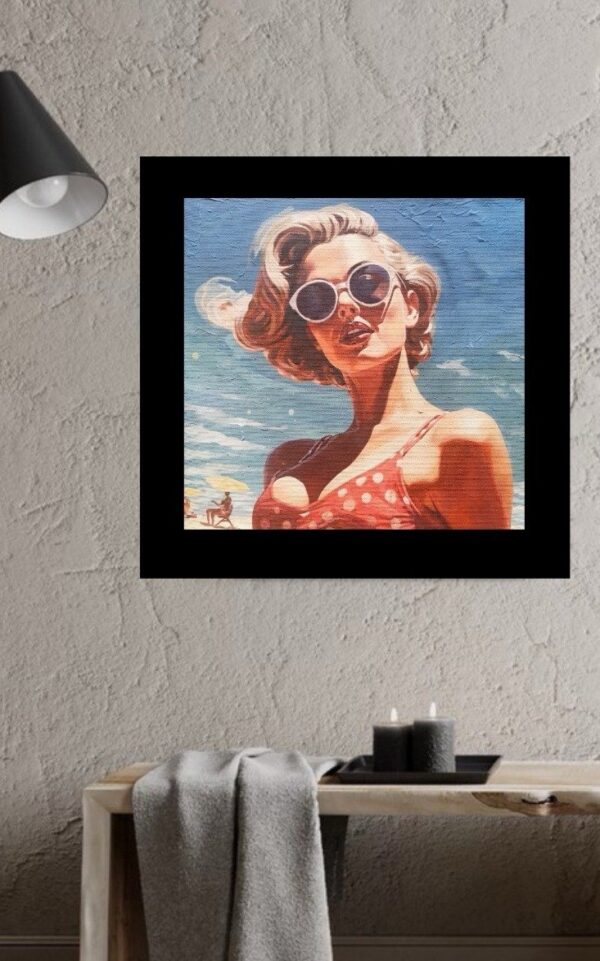 Origineel olieverfschilderij Blonde van Ruggero Salvatore