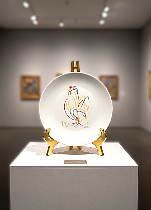 Picasso - vintage bord van porselein