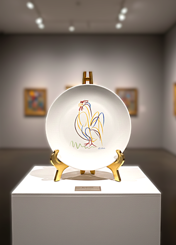 Picasso - vintage bord van porselein Picasso - vintage bord van porselein