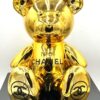 Chanel Teddy Gold 35 cm. hoog popart sculptuur