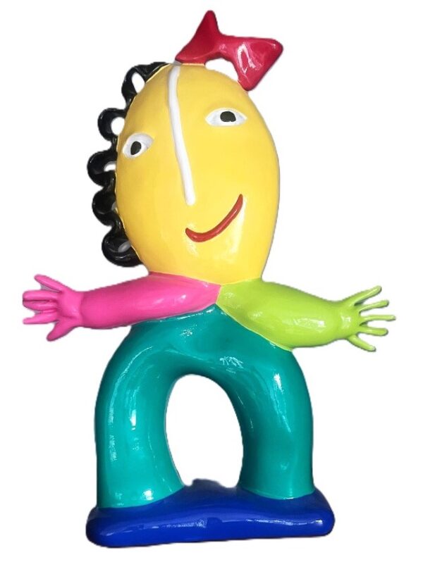chica con lazo een zijde Juan Ripollés - CHICA CON LAZO - 56 cm. hoog nr 1/33