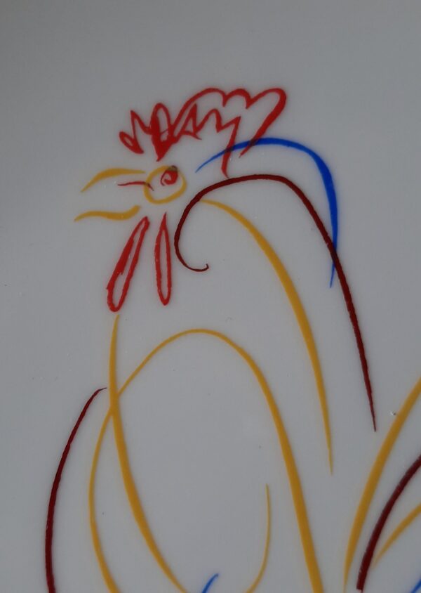 details bord picasso 2 Picasso porseleinen bord - doorsnede 24 cm.