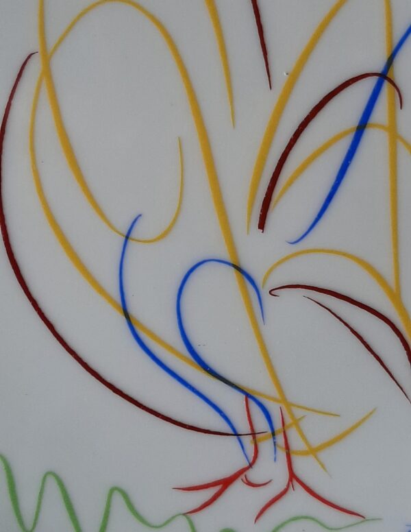details bord picasso 3 Picasso porseleinen bord - doorsnede 24 cm.