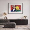 forever van herman brood voor insta in modern hotelchique interieur Herman Brood - FOREVER 80 x 110 cm.