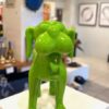 hond groen kopje Big green dog 38 x 39 x 19 cm.