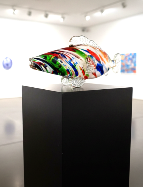 Prachtig gekleurde vis van Murano Glas Prachtig gekleurde vis van Murano Glas