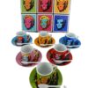 Vintage servies Andy Warhol Marilyn Monroe