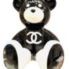 Teddy Chanel Popart Beer Zwart - wit 35
