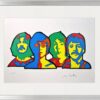 The Beatles - prachtig werk voor aan de muur