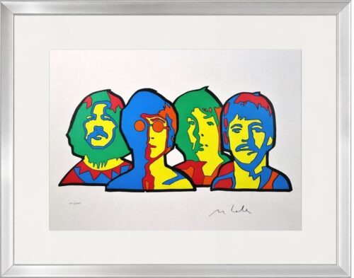 The Beatles - prachtig werk voor aan de muur