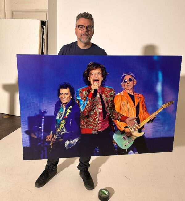 The Rolling Stones 2022 - foto William Rutten - afm. 100 x 150 cm.