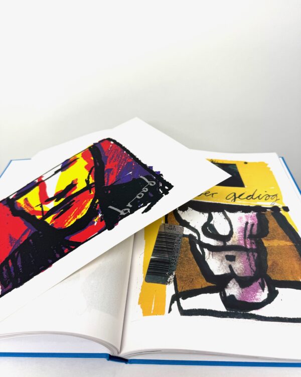 Boek Herman Brood en zeefdruk Boek en zeefdruk Herman Brood