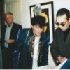 Foto Herman Brood en Jules Deelder bij presentatie boek Woedend Licht Foto Herman Brood en Jules Deelder bij presentatie boek Woedend Licht