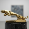 Beeld Jaguar Goud Beeld Jaguar Goud