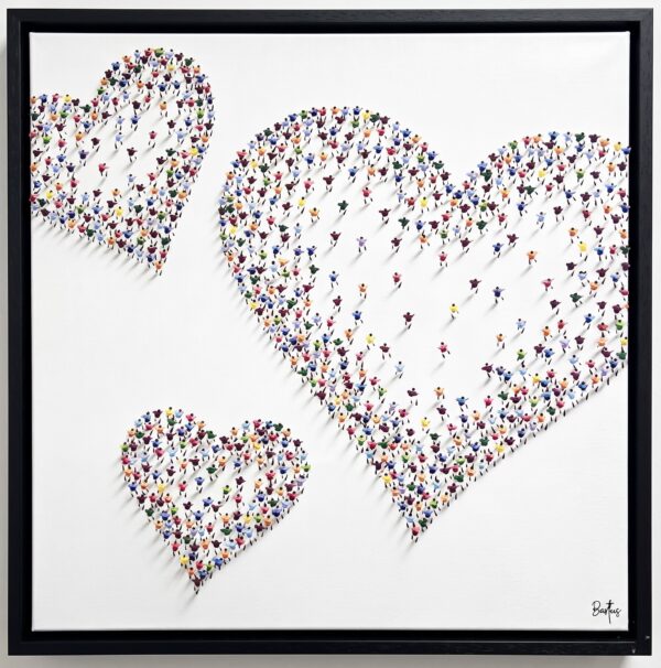Connected Hearts - Francisco Bartys Connected Hearts - origineel werk van Francisco Bartus