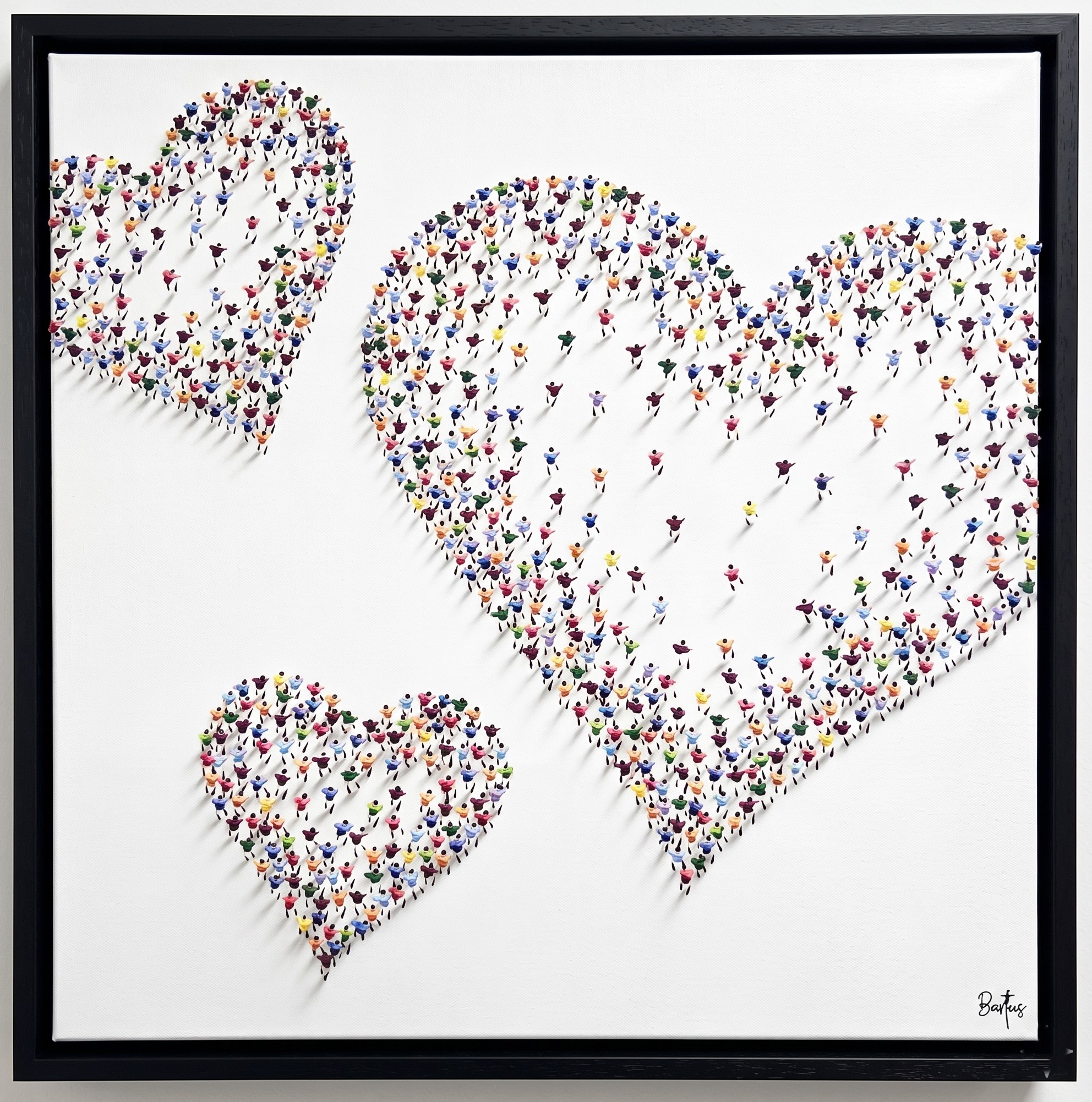 Connected Hearts - origineel werk van Francisco Bartus