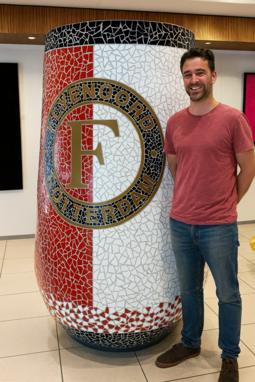 Gigantische Feyenoordvaas