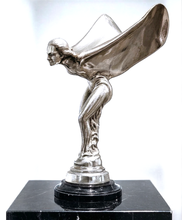 Spirit of Ecstasy - Rolls Royce Sculptuur - Zilver - 38cm