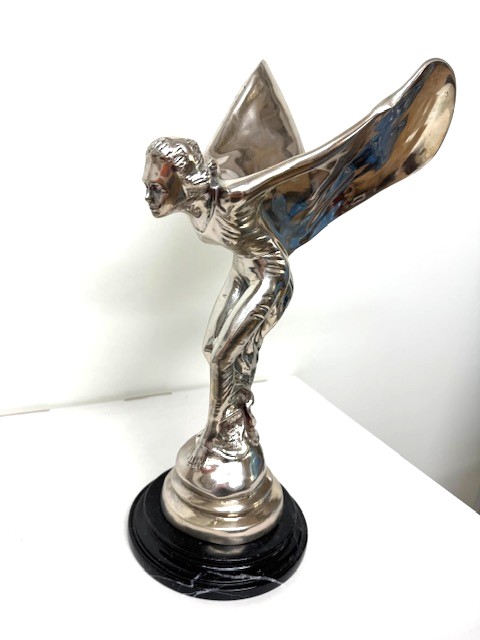 Rolls Royce SPIRIT OF ECSTASY - 38 cm. hoog