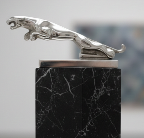 Jaguar beeld Zilver