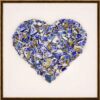 Hart Delfts Blauw wit van Mart Krijger Hart Delfts Blauw wit van Mart Krijger