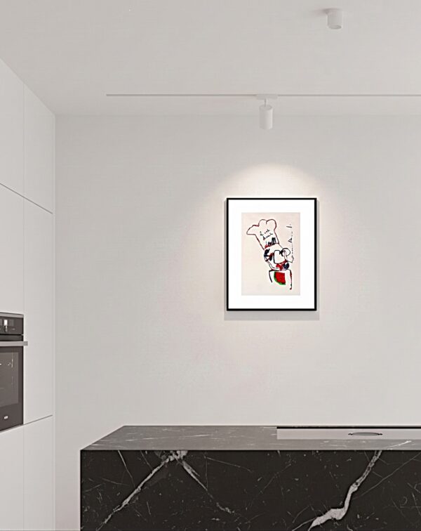 Kookkunst Herman Brood - kunstwerk voor in de keuken