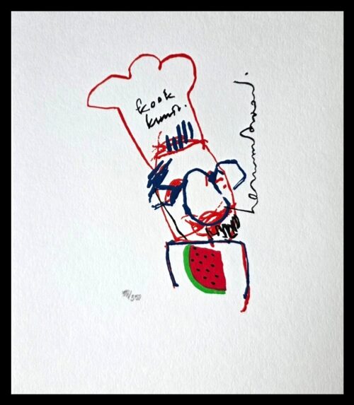Kookkunst Herman Brood incl. lijst Kookkunst Herman Brood incl lijst