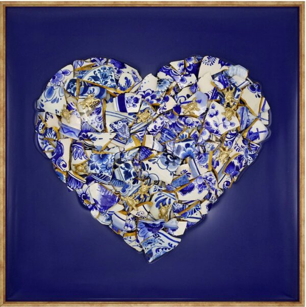 Hart Delfts Blauw Mart Krijger