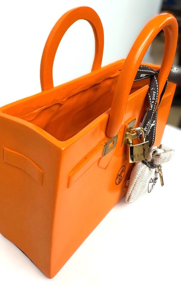 birkin bag 2 zijkant Hermès Birkin Bag Sculpture