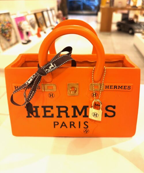 Sculpture Hermès Birkin Orange