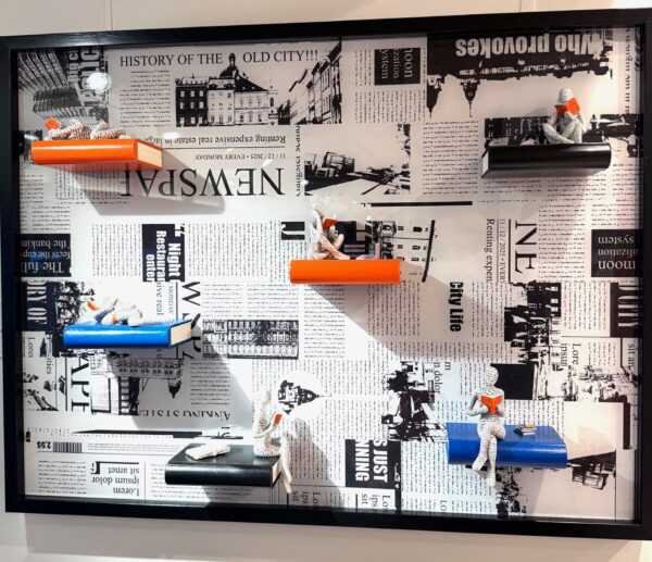 Paroles 3d werk voor aan de muur