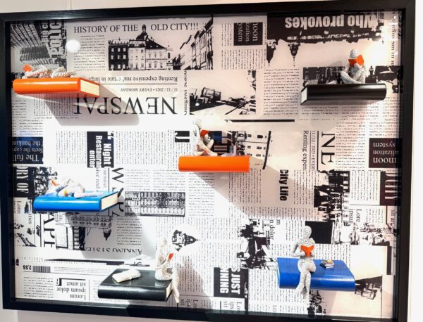 Paroles 3d werk voor aan de muur