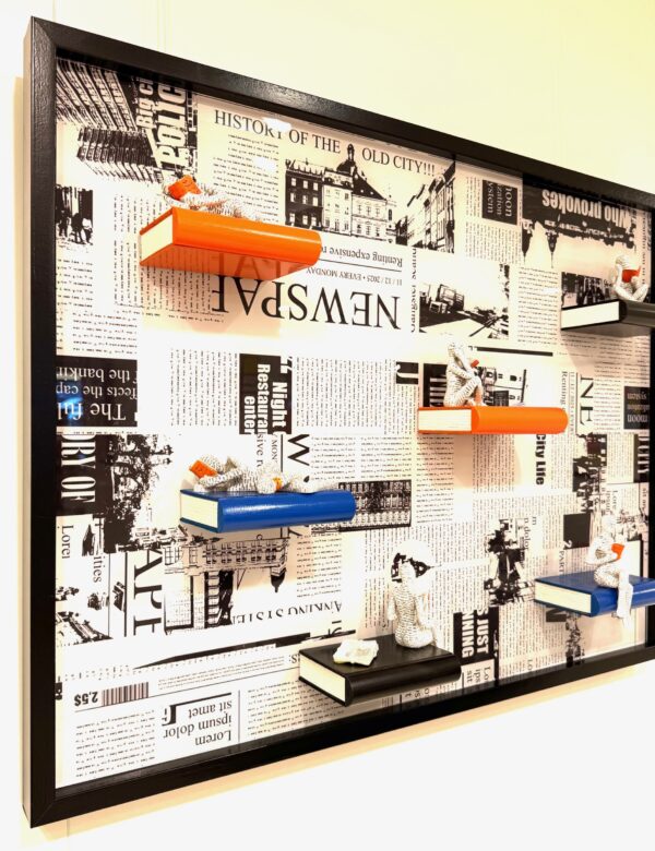 Paroles Paroles, uniek 3D werk voor aan de muur
