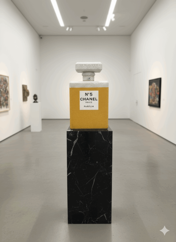 xxl chanel in gallery op zuil CHANEL 5 XXL
