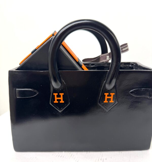 Hermès Birkin Bag Sculpture Padlock black