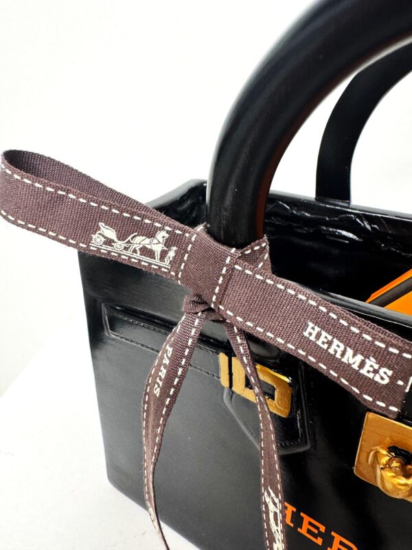 Hermès Birkin Bag Sculpture Padlock black