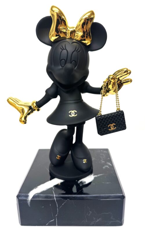 Mademoiselle Minnie Noir 20 cm. Mademoiselle Minnie Noir 20 cm. hoog