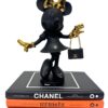 Mademoiselle Minnie Noir 20 cm. hoog op stapel boekjes Mademoiselle Minnie Noir 20 cm. hoog op stapel boekjes