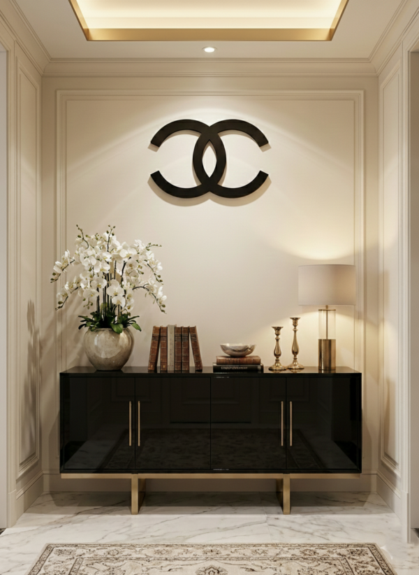 Logo Art Chanel Black