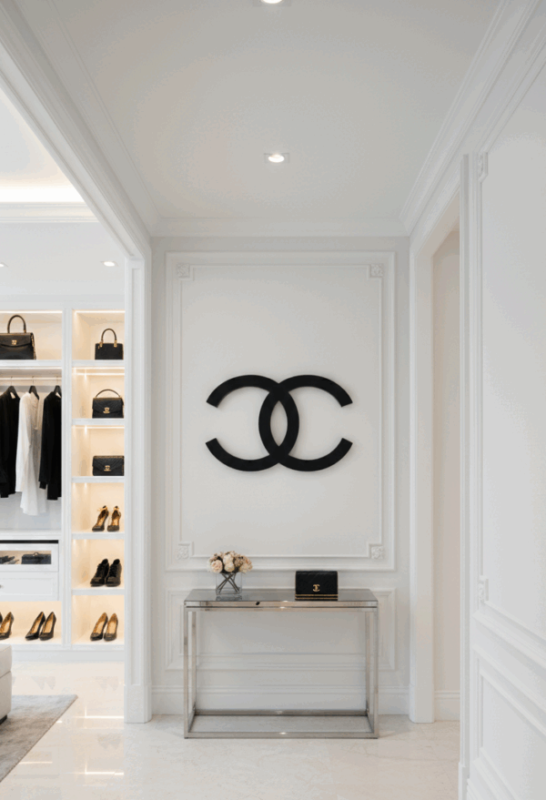 Logo Art Chanel Black
