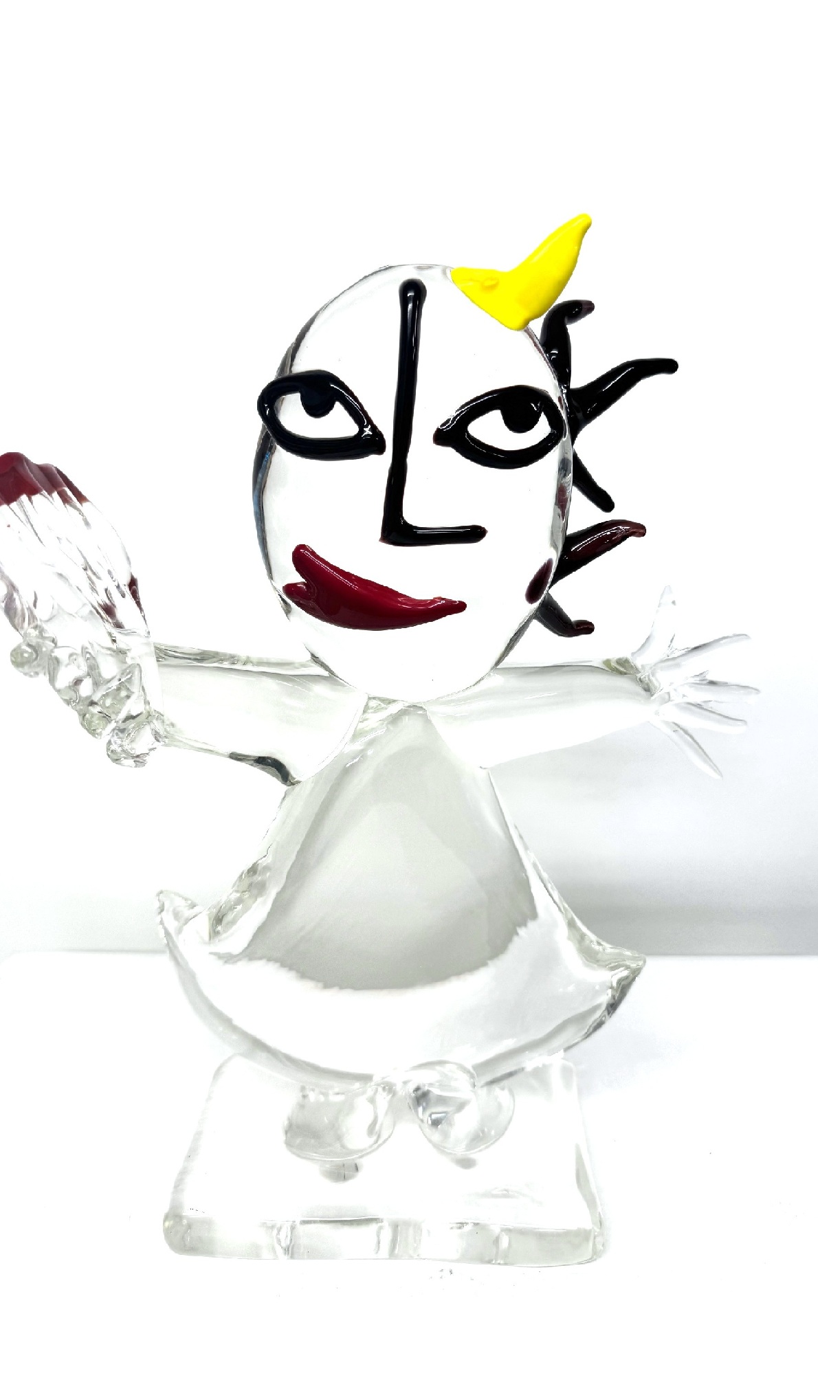 Zeldzaam glazen sculpturu Ripollés