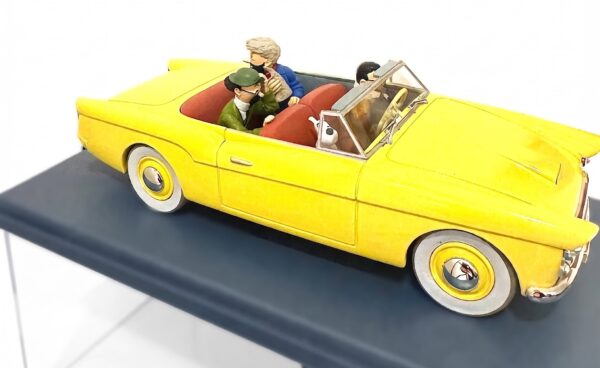 cabrio kuifje geel tintin schaal 1 op 24 sept 26 Zeldzame cabriolet 1:24 - Kuifje Tintin