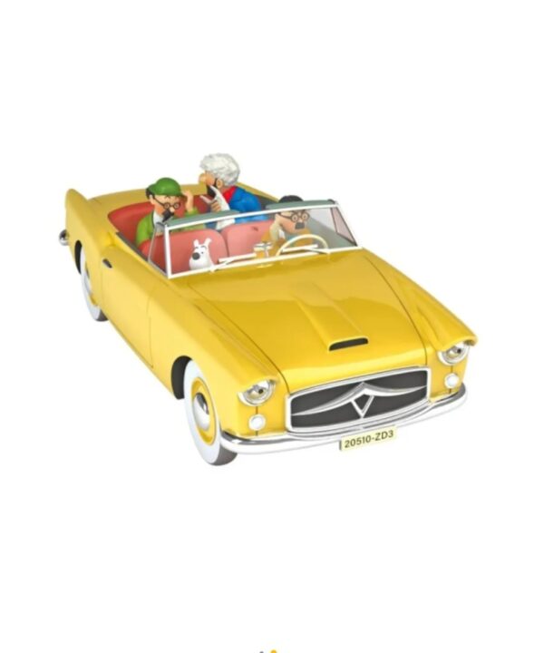 Zeldzame cabriolet 1:24 - Kuifje Tintin