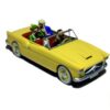 gele cabriolet kuifje tintin