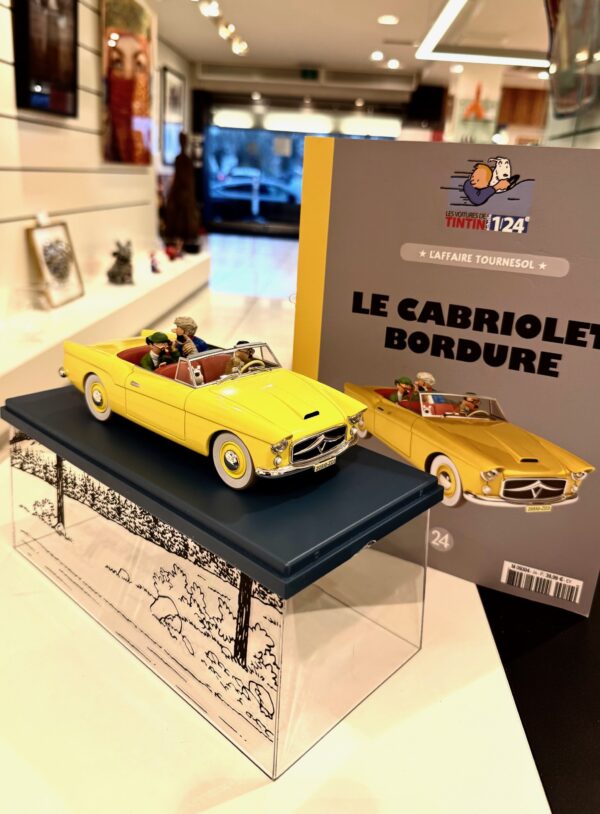 kuifje tintin gele cabriolet