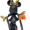 Minnie Hermès Minnie Hermès - beeld van 20 cm. van Minnie Mouse met schattig mini tasje in Hermès stijl en origineel Hermès lint